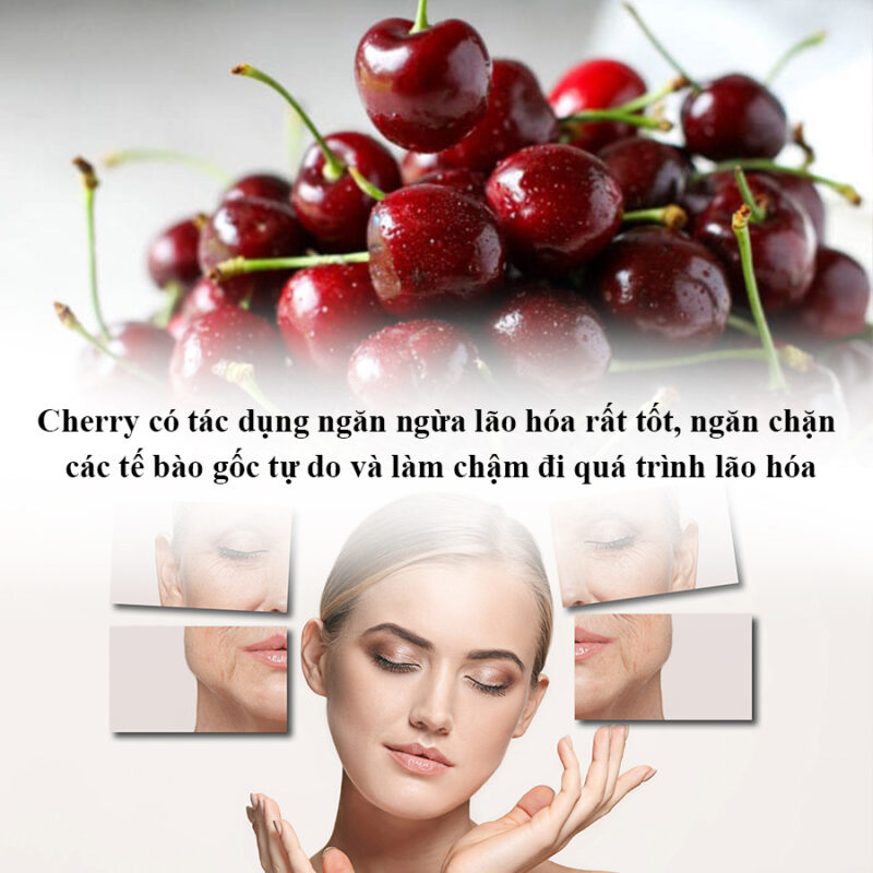 Công dụng của cherry đối với sức khỏe con người